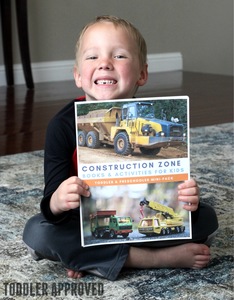 Construction Zone Mini Pack of Activities for Hands-on learn and fun for toddlers and preschoolers