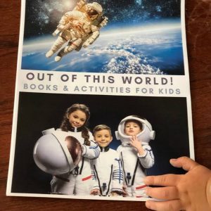 Space themed mini-pack with book recommendations and activities including a delicious recipe ideal for out of this world fun for toddlers and preschoolers