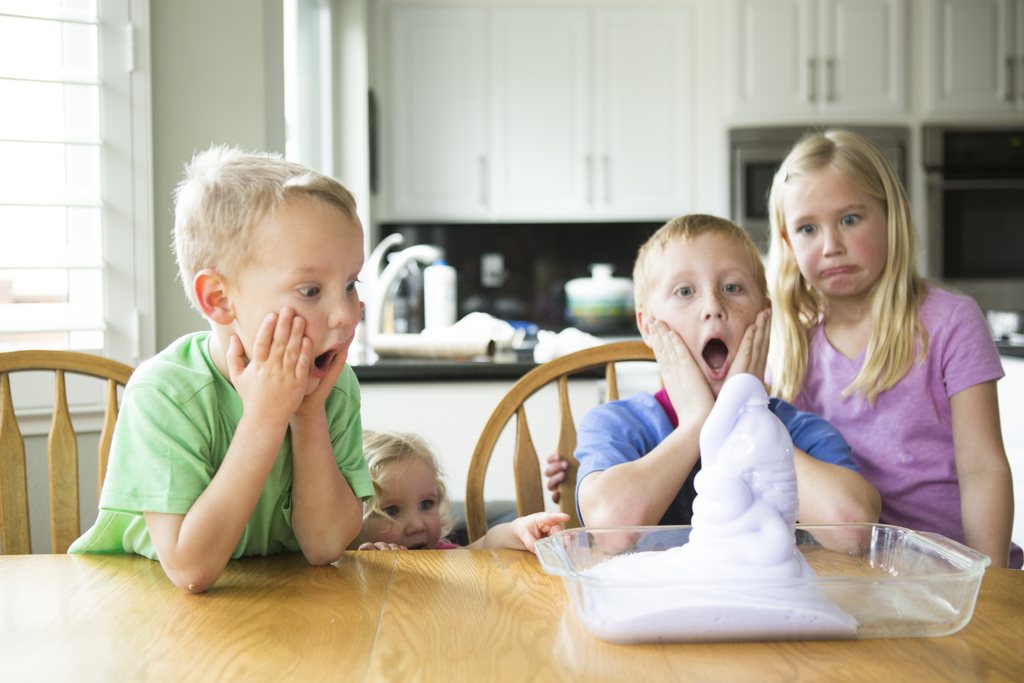 Science activity the whole family enjoyed from a previous years summer camp for kids